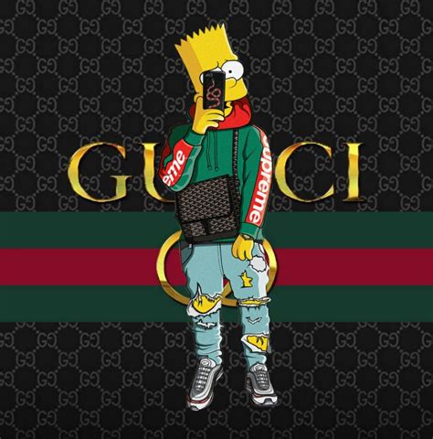 gucci simpson wallpaper 4k